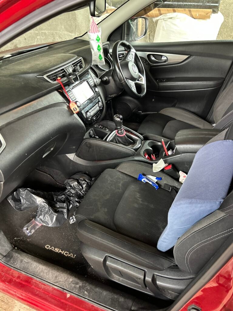 Qashqai - full transformation, before - car valeting and detailing in Cavan